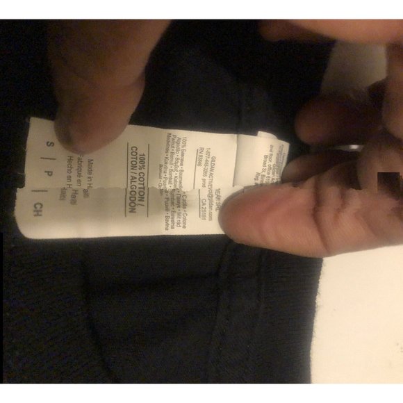 Anytime Any Place Shirt Mens Small Black Short Sleeve - Picture 5 of 7